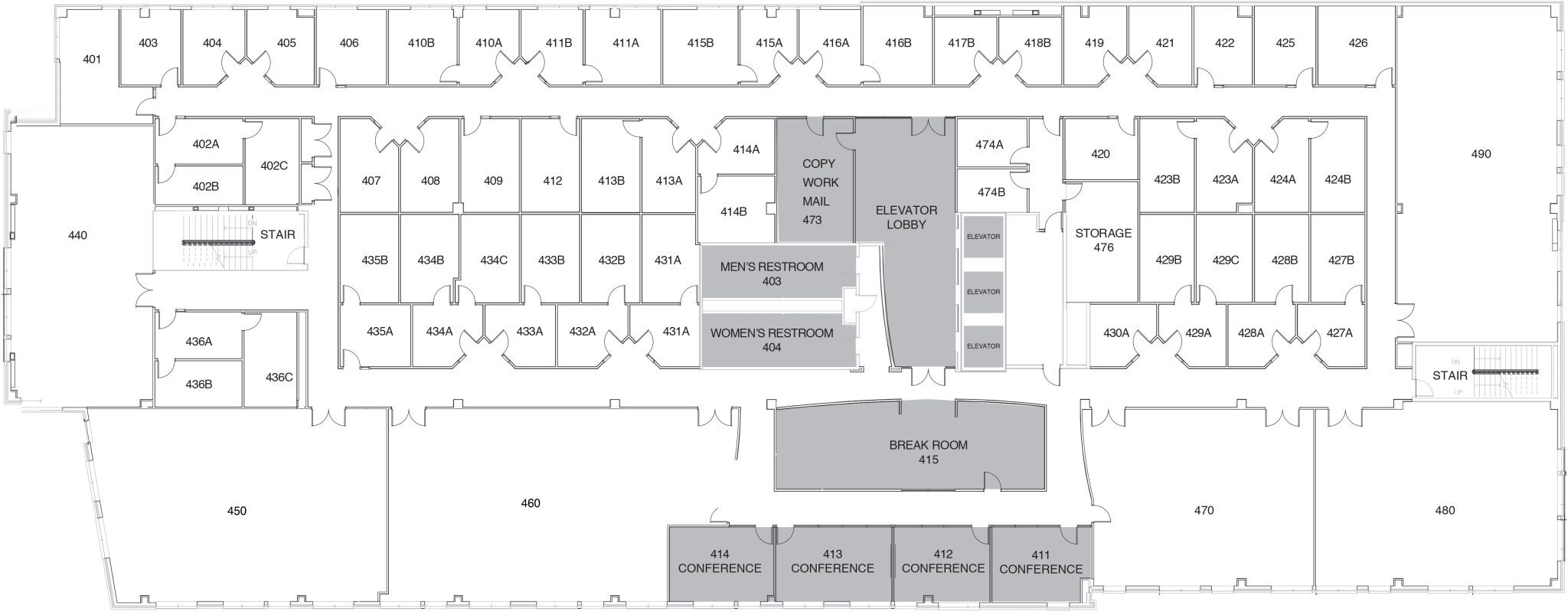 M2 Enclave Suite 428 Floor Plan